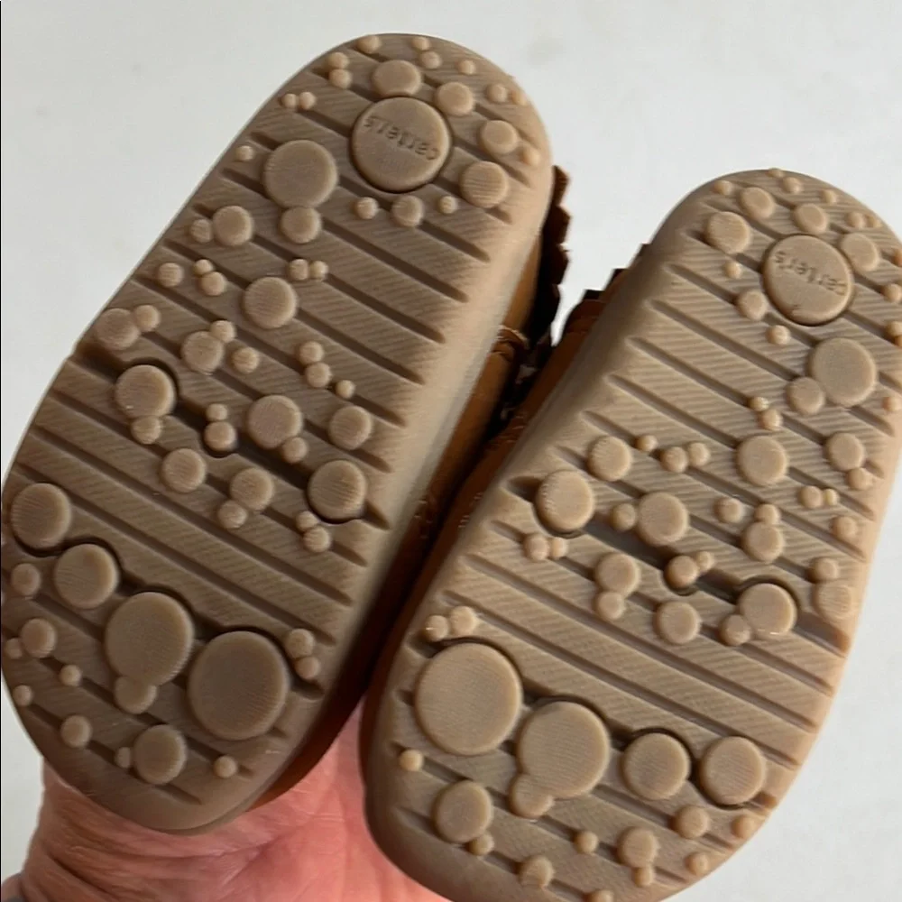 Carters Brown Kids Moccasin Shoes toddler 2.5‎